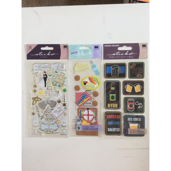 9 New Packs of Stickers B43 - Picture 2 of 4